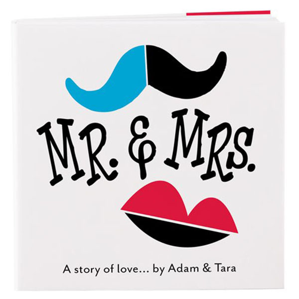 Notepad Favor With Personalized Mr. & Mrs. - A Story Of Love Cover - 12 Pieces
