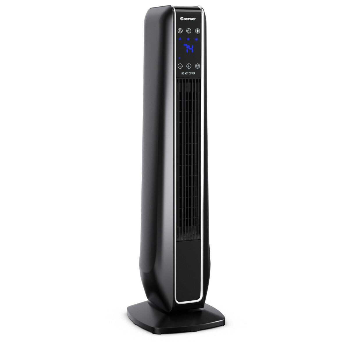 1500W Portable Oscillating Space Heater With Remote Control