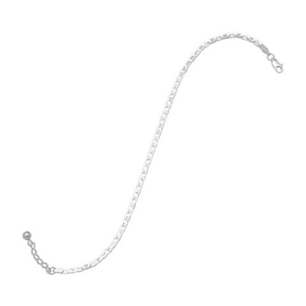 9 in.+ 1 in. Extension Flat Marina Anklet 