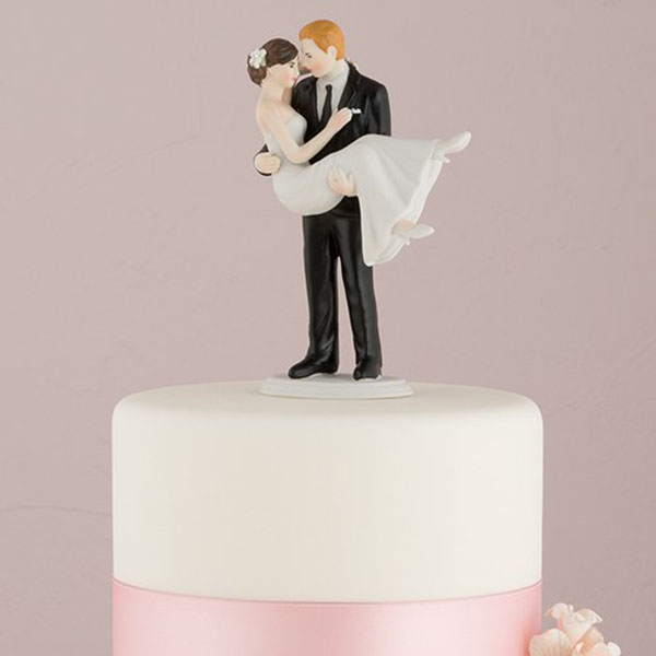 Swept Up In His Arms Wedding Couple Figurine