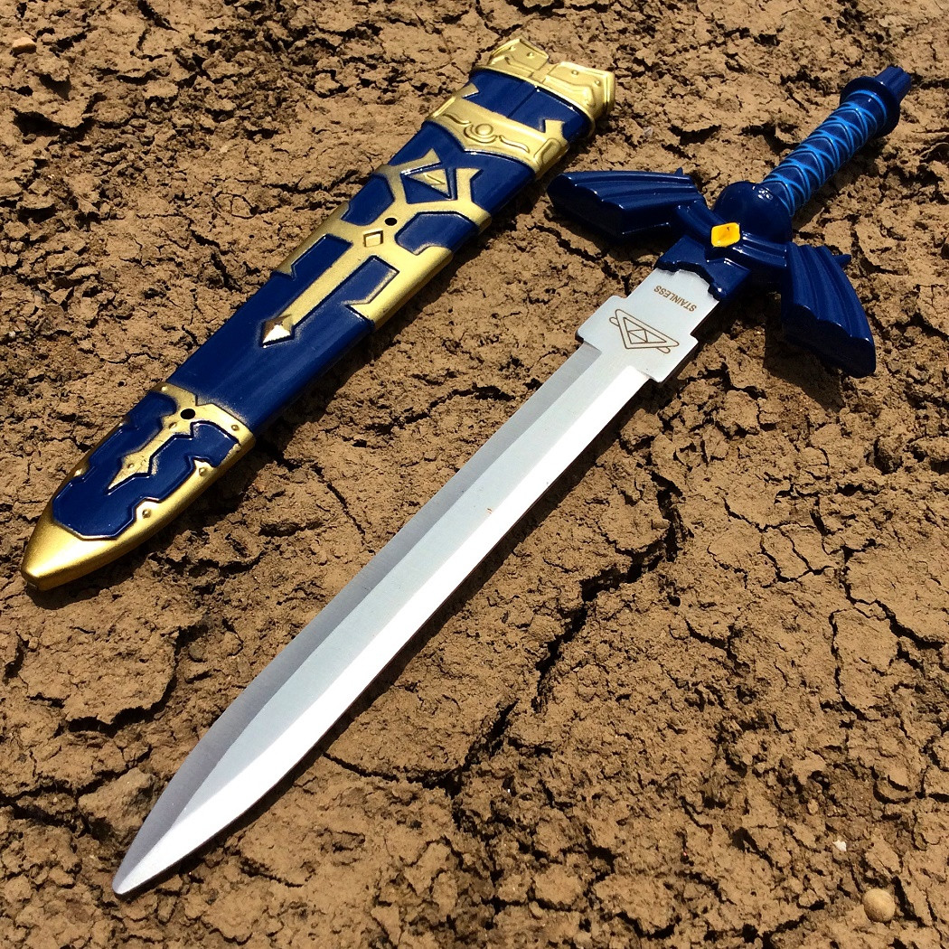 11.5 in. Fantasy Stainless Steel Blue Hero Dagger