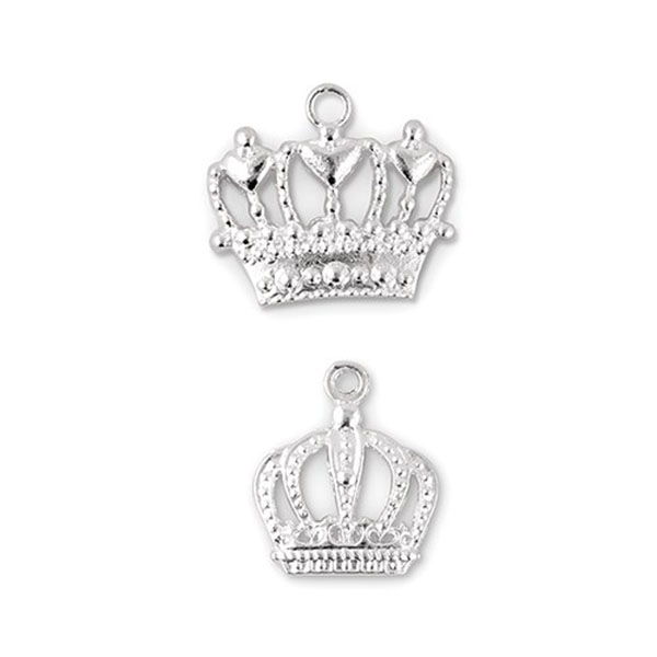 Royal Crown Charms - 2 Pieces