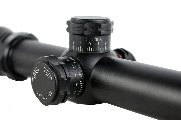 Hunt-Down 4-16x50 AODR/G Centerfire Rifle Scope with Scope Rings