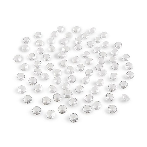 Decorative Acrylic Cut Diamonds - Small - Pack of 80
