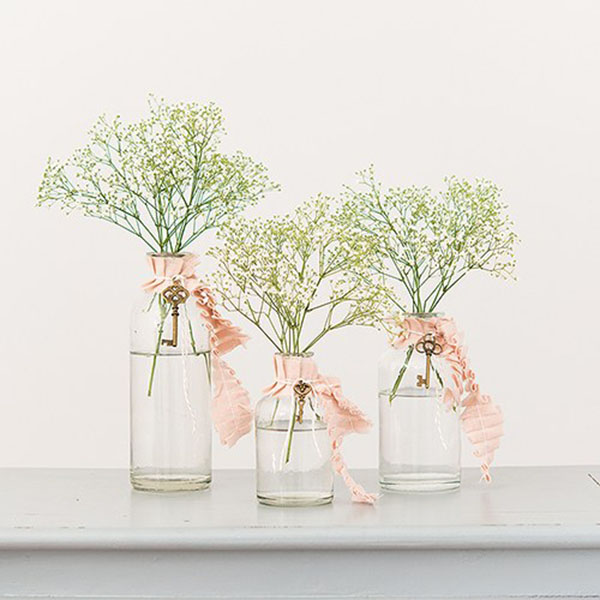 Decorating Glass Bottle Set - Clear