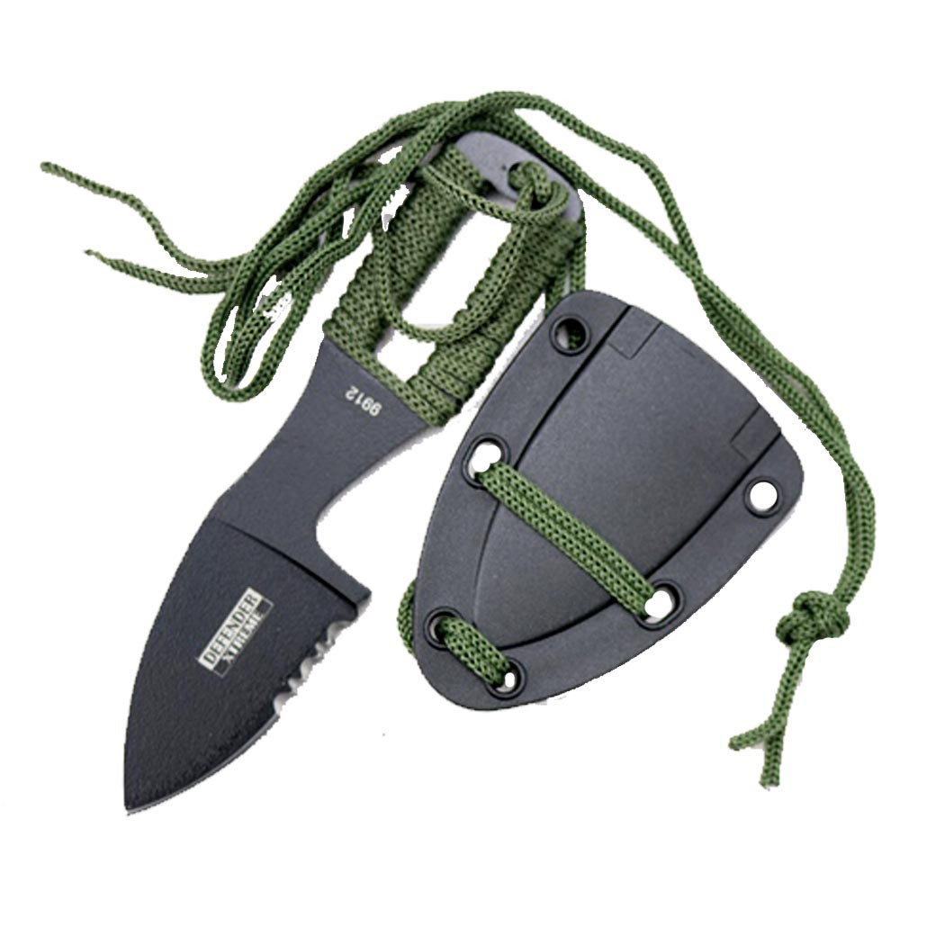 Defender Xtreme 5 in. Hunting Outdoor Boot Knife Ridges on Blade with Sheath New