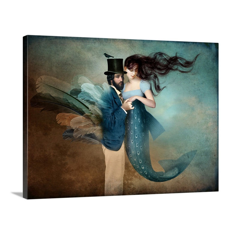 A Mermaids Love Wall Art - Canvas - Gallery Wrap
