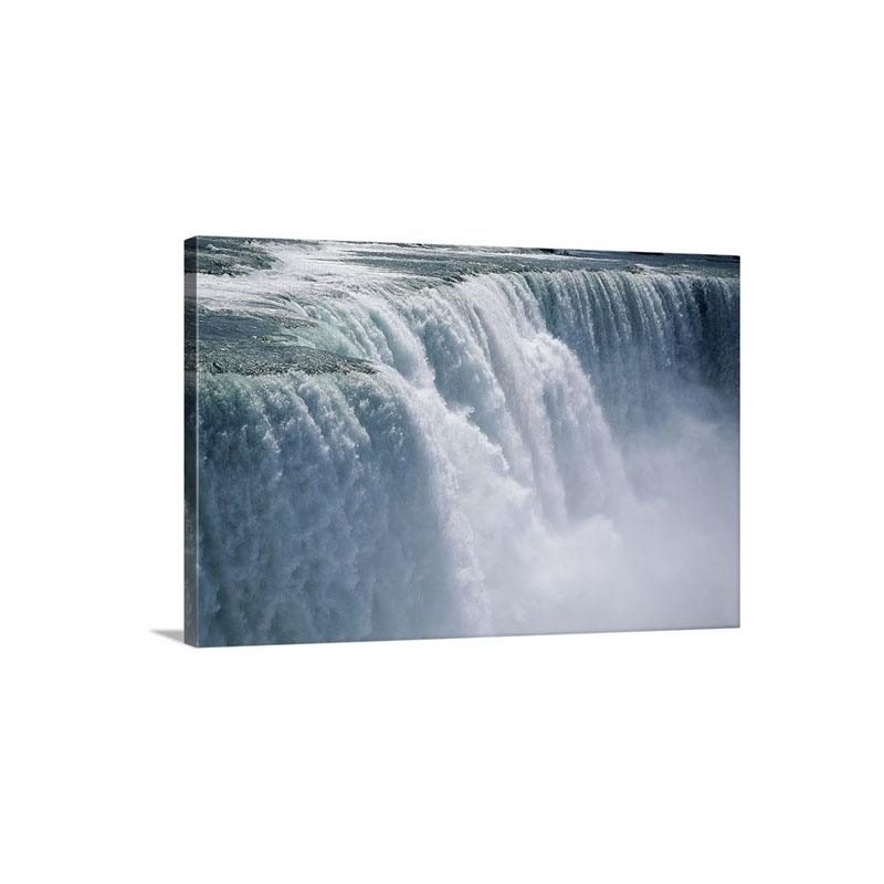 A Cascade Of Water Thunders Over Niagara Falls Wall Art - Canvas - Gallery Wrap