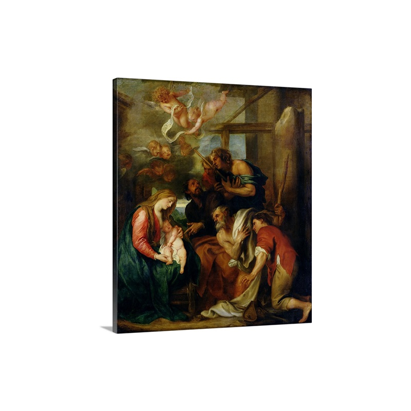 Adoration Of The Shepherds Wall Art - Canvas - Gallery Wrap