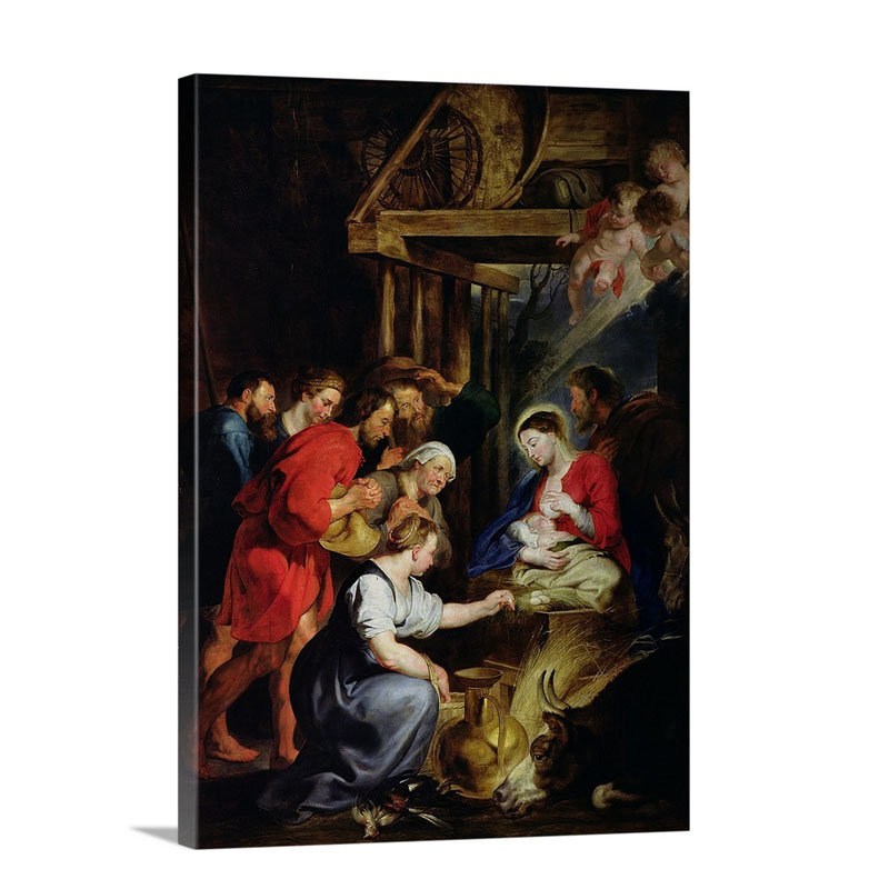 Adoration Of The Shepherds Wall Art - Canvas - Gallery Wrap