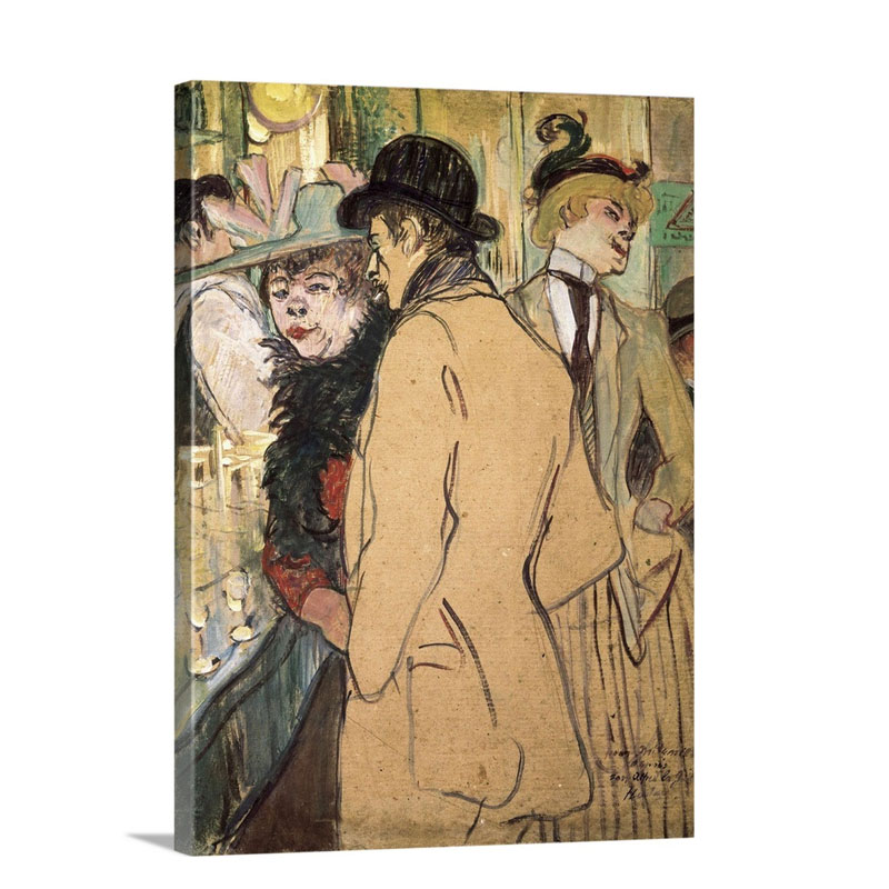 Alfred La Guigne Wall Art - Canvas - Gallery Wrap