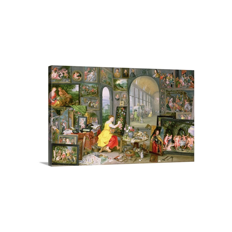 Allegory Of Painting Wall Art - Canvas - Gallery Wrap