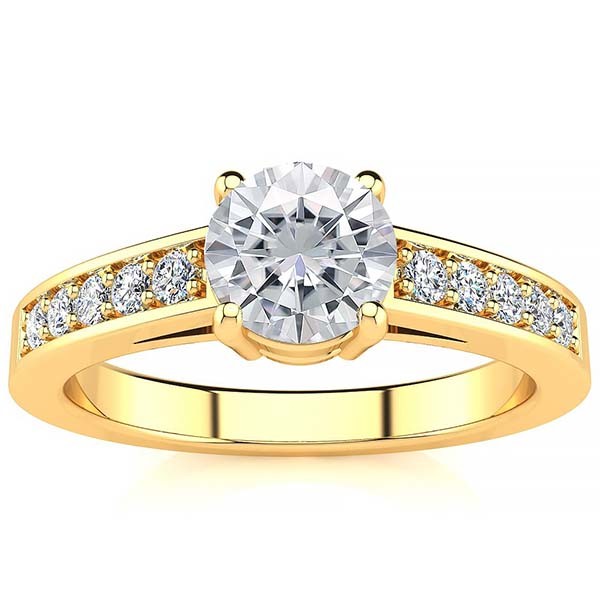 Amanda Diamond Ring - Yellow Gold