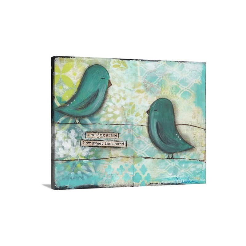 Amazing Grace Birds Wall Art - Canvas - Gallery Wrap