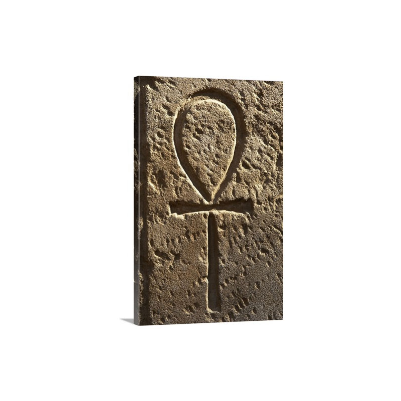 Ankh Or Key Of Life First courtyard Of Ramses I I Egypt Luxor Temple Wall Art - Canvas - Gallery Wrap