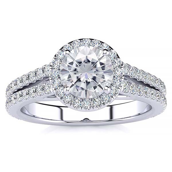 Ayala Diamond Ring - White Gold