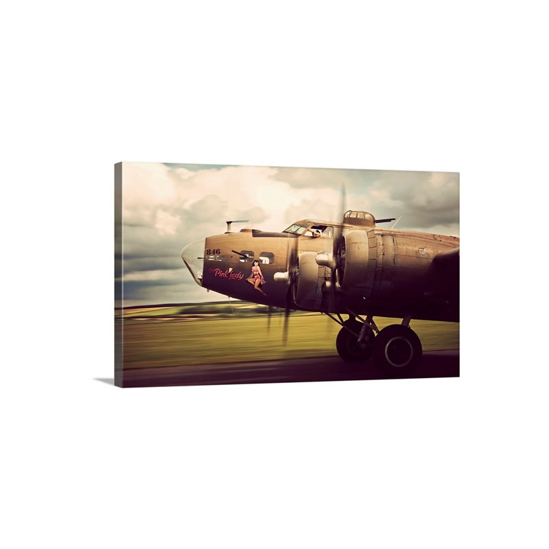 B 17G Flying Fortress Bomber Wall Art - Canvas - Gallery Wrap