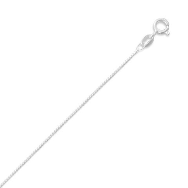 015 Box Chain Necklace - 0.8 mm