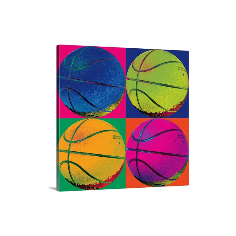 Ball Four Basketball Wall Art - Canvas - Gallery Wrap