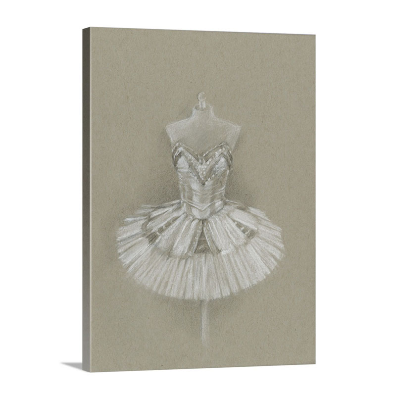 Ballet Dress I Wall Art - Canvas - Gallery Wrap