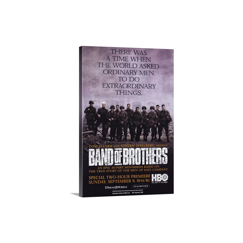 Band Of Brothers 2001 Wall Art - Canvas - Gallery Wrap