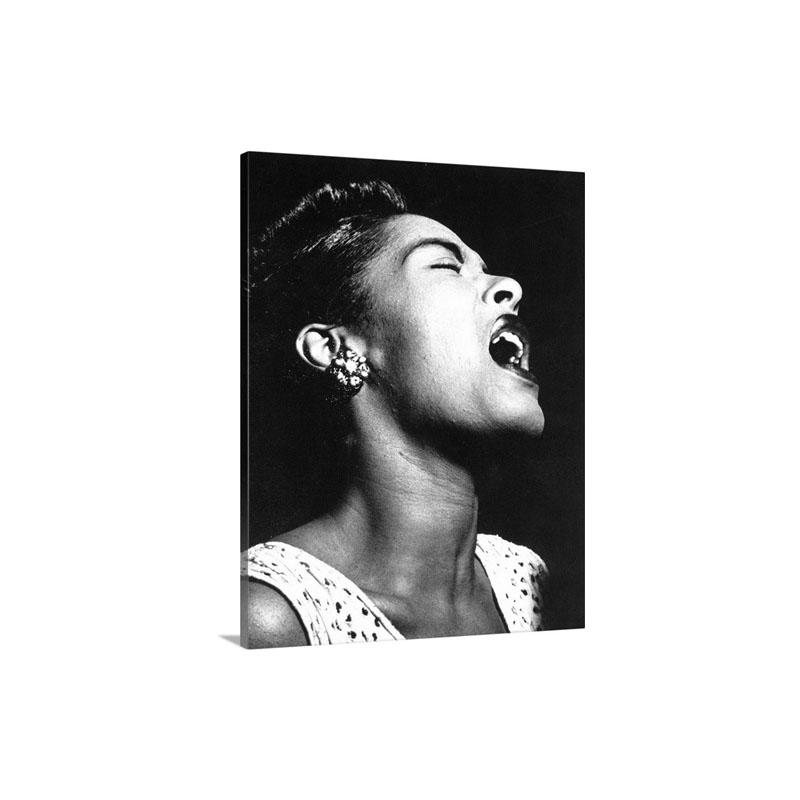 Billie Holiday 1915 1959 American Singer Wall Art - Canvas - Gallery Wrap