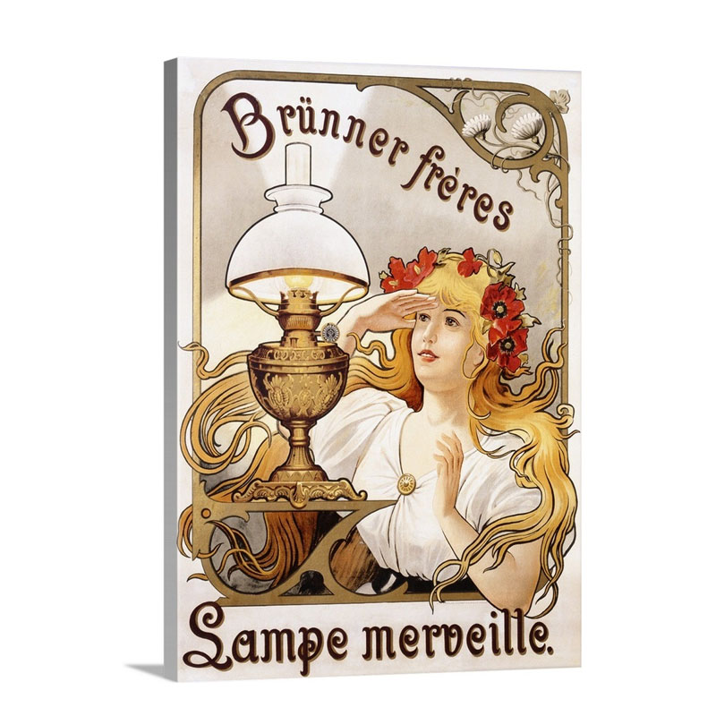 Brunner Freres Austrian Advertising Poster Wall Art - Canvas - Gallery Wrap