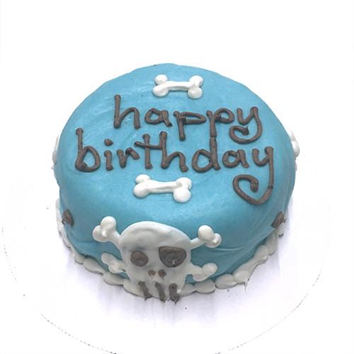 Blue Skull Cake - Personalized - Perishable
