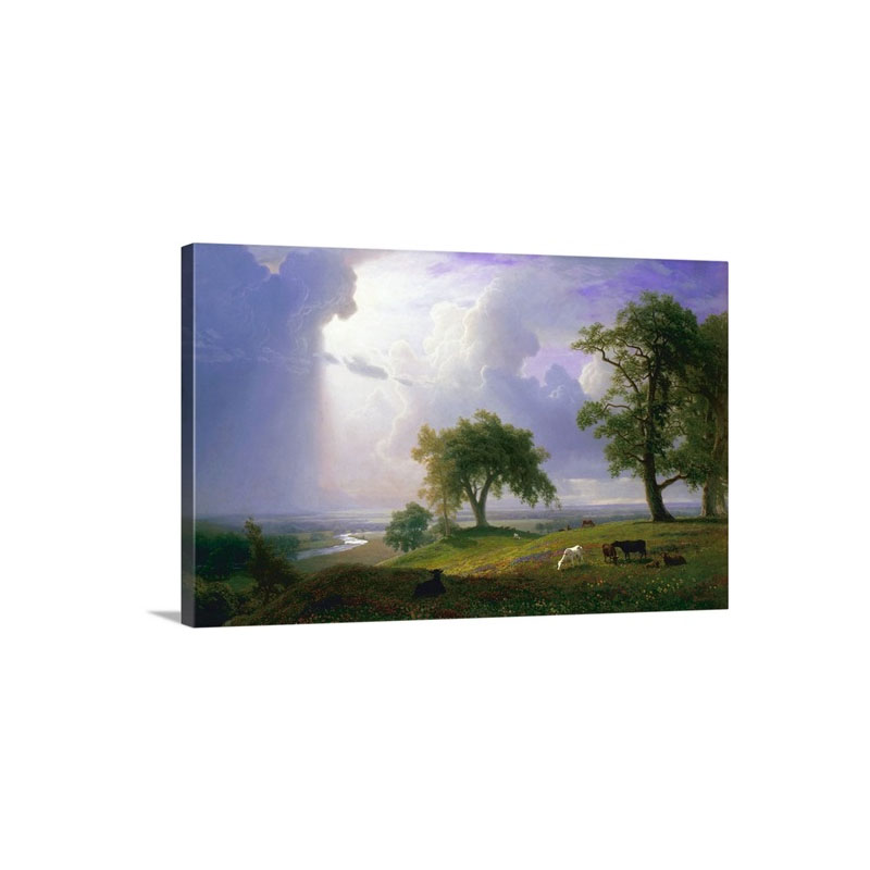 California Spring By Albert Bierstadt Wall Art - Canvas - Gallery Wrap