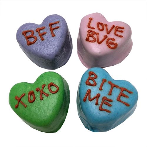  Candy Heart Cake Bites - Case of 12