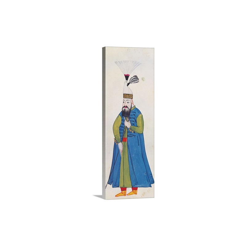 Centurion Drawing Of Indian Subject Commissioned By Niccolao Manucci Wall Art - Canvas - Gallery Wrap