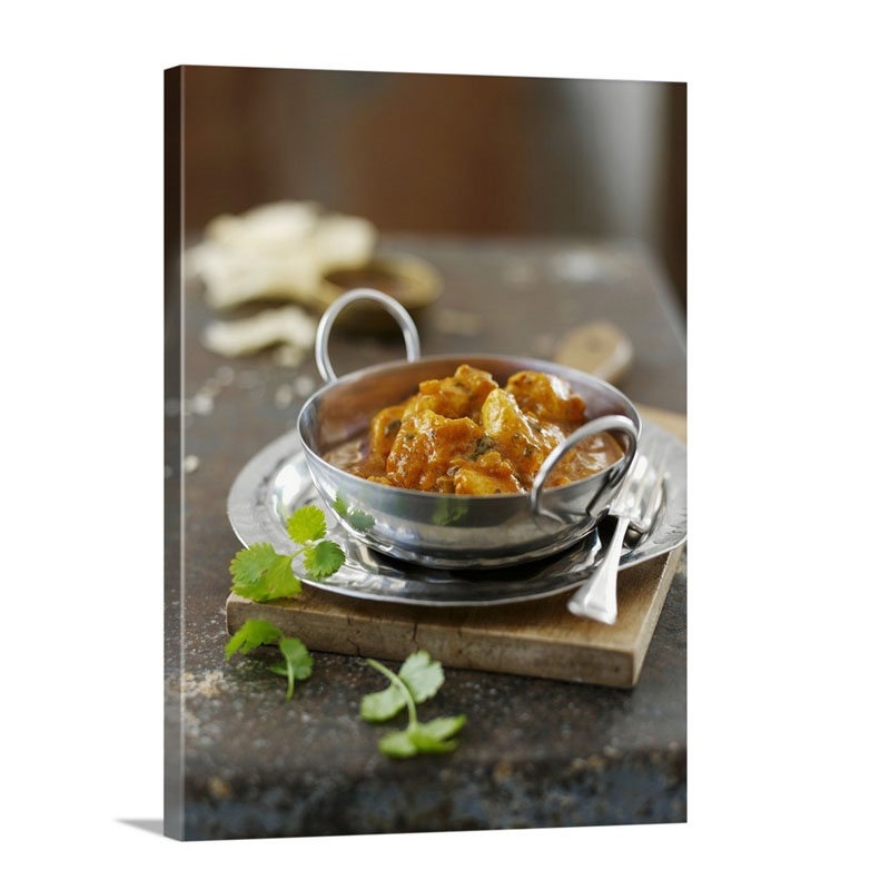 Chicken Curry Wall Art - Canvas - Gallery Wrap