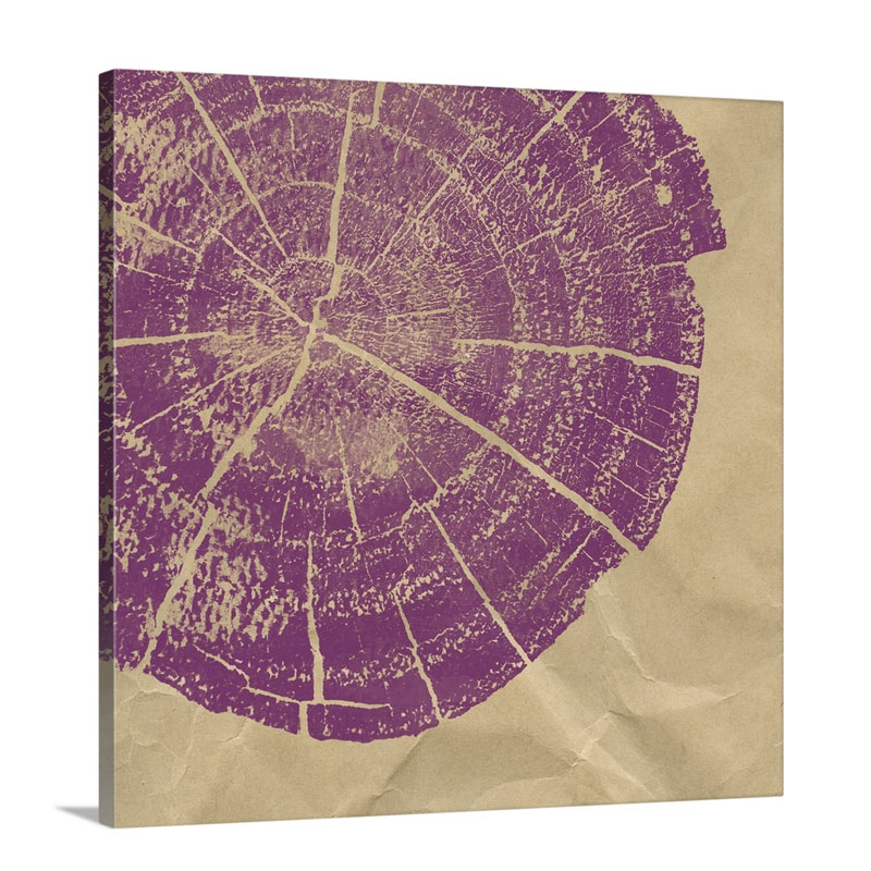 Chopped 14 Violet Wall Art - Canvas - Gallery Wrap
