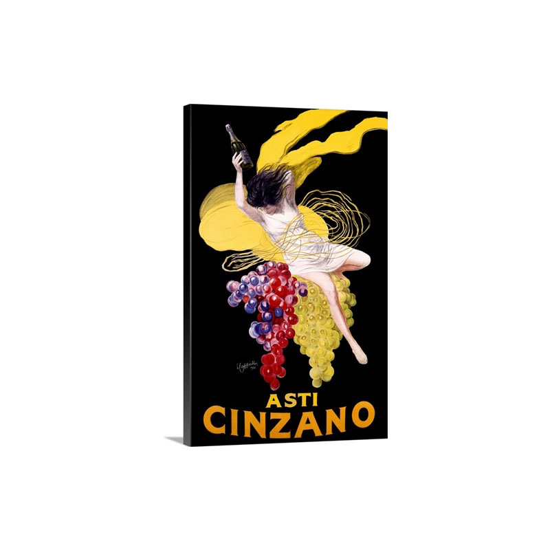 Cinzano Asti Aperitif Wine Vintage Advertising Poster Wall Art - Canvas - Gallery Wrap