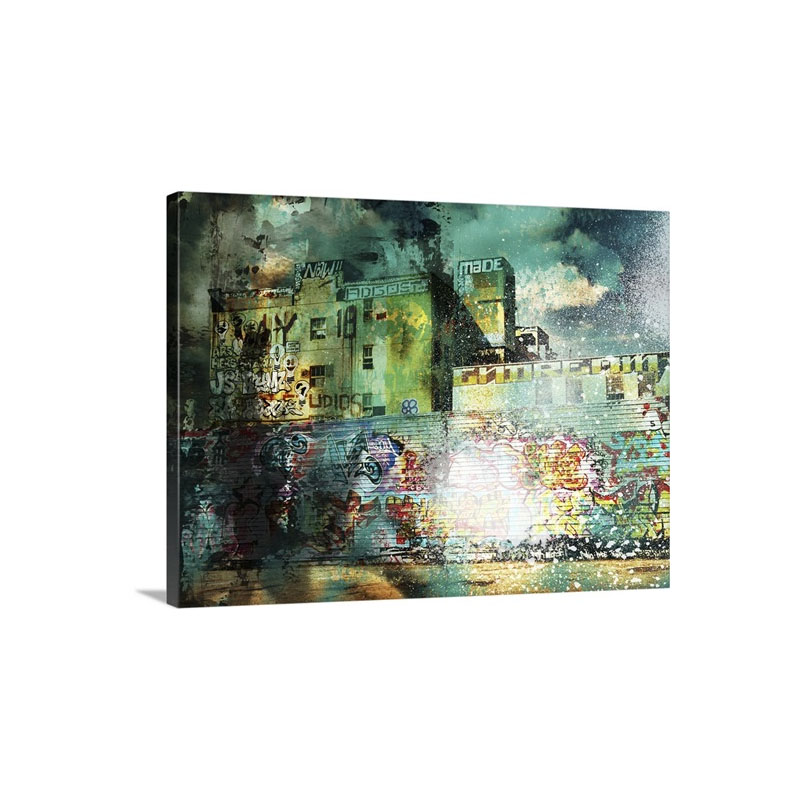 City Scrim A Wall Art - Canvas - Gallery Wrap
