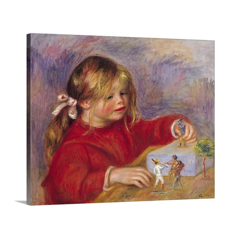 Claude Renoir B1901 At Play 1905 Wall Art - Canvas - Gallery Wrap