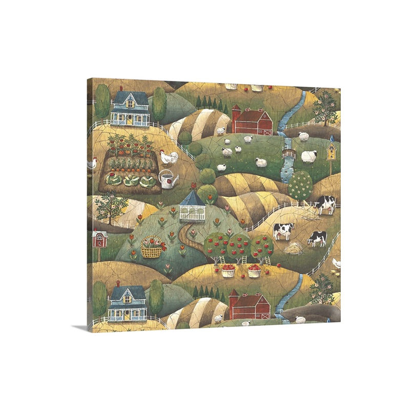Cottages Wall Art - Canvas - Gallery Wrap