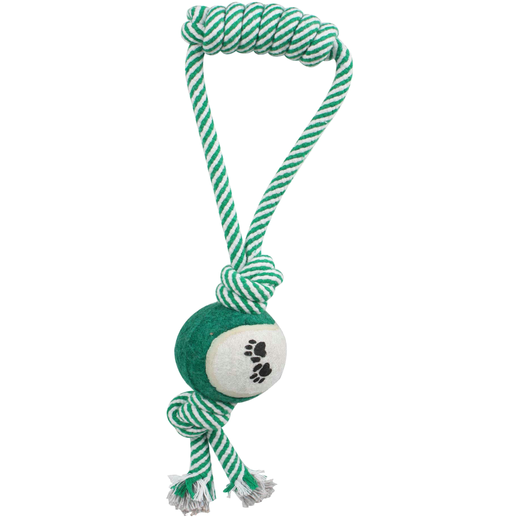 Pull Away Rope And Tennis Ball - Green 