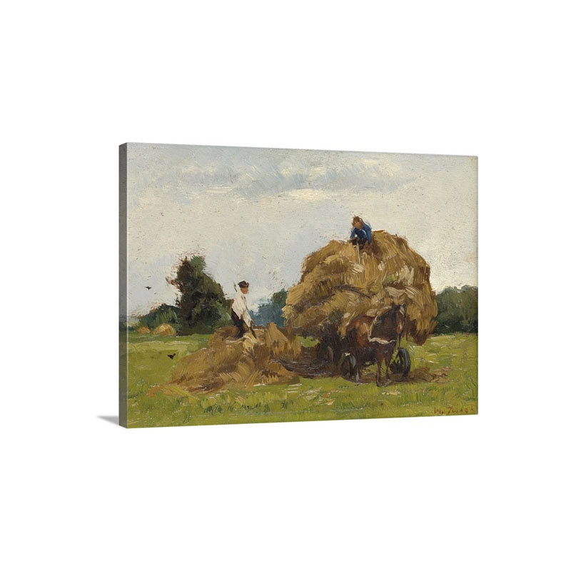 Daddy Longlegs By Willem De Zwart C 1885 1910 Dutch Painting Oil On Panel Wall Art - Canvas - Gallery Wrap