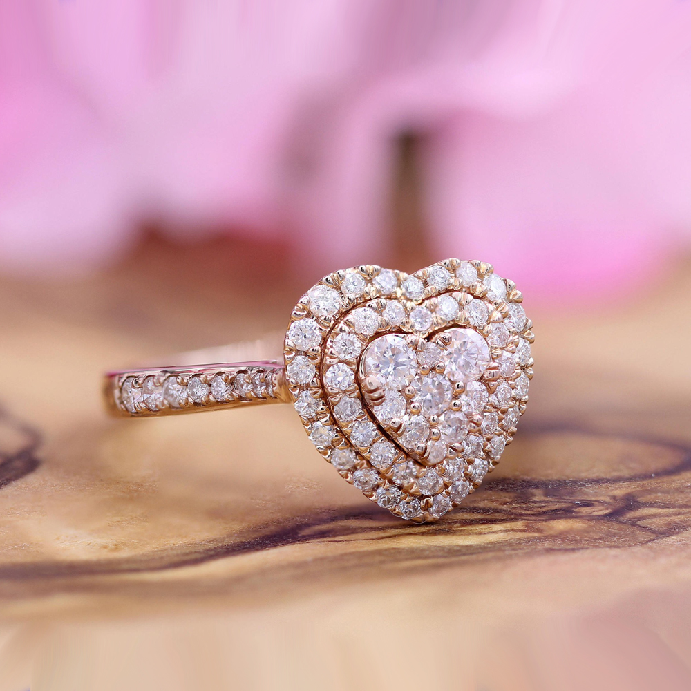 Diamond Heart Ring