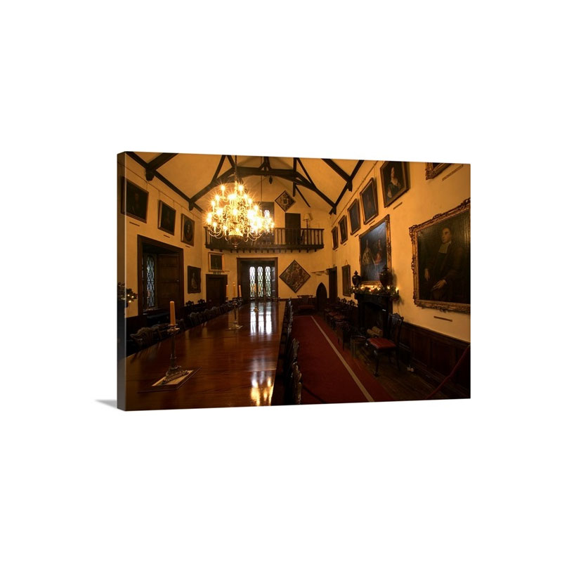Dining Hall Of The Malahide Castle Malahide Ireland Wall Art - Canvas - Gallery Wrap