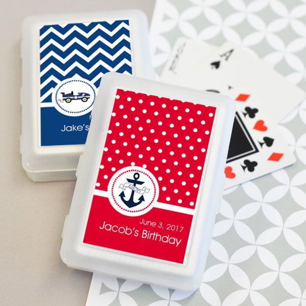 Personalized MOD Kid's Birthday Playing Cards - 24 Pieces