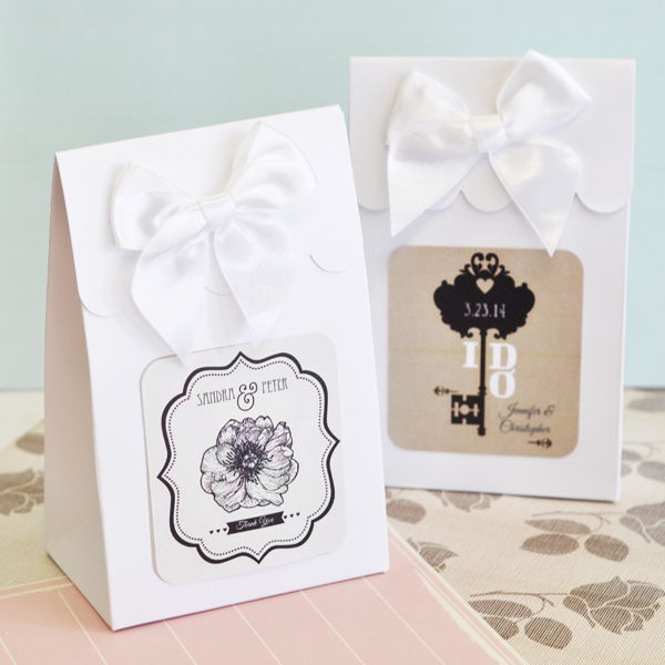 Sweet Shoppe Candy Boxes - Vintage Wedding - Set of 12