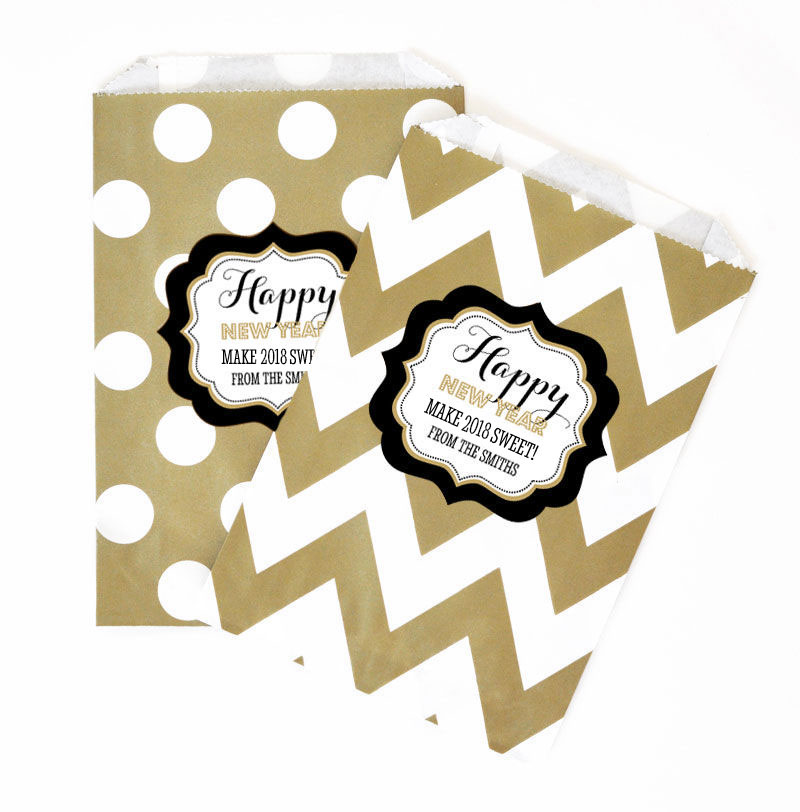 Personalized New Years Eve Party Goodie Bags - 3 Sets