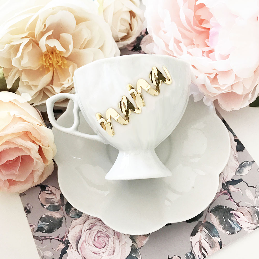 Personalized Porcelain Teacup