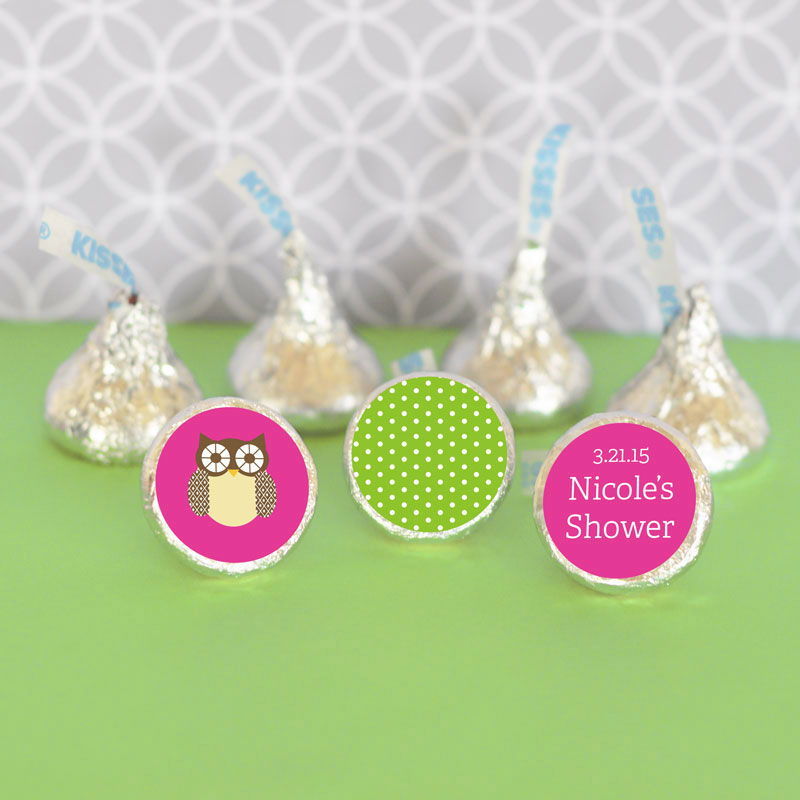 Personalized Baby Animal Hershey's® Kisses Labels Trio - Set of 108