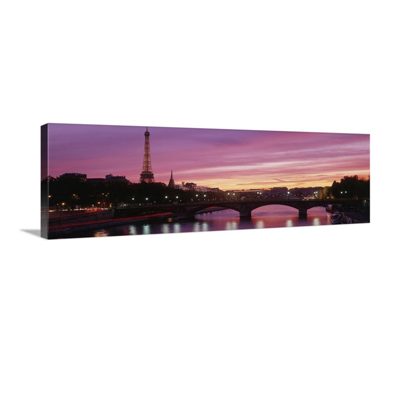 Eiffel Tower Paris France Wall Art - Canvas - Gallery Wrap