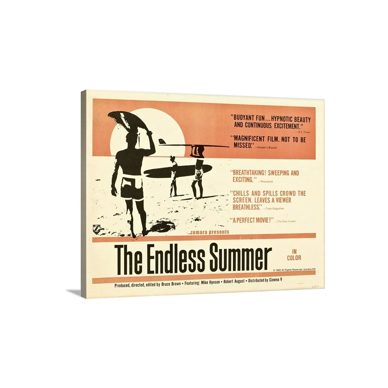 Endless Summer Sepia Wall Art - Canvas - Gallery Wrap