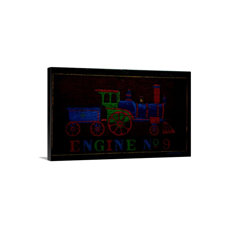 Engine No 9 Wall Art - Canvas - Gallery Wrap