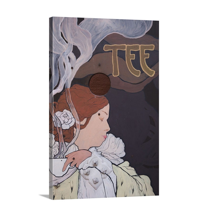 Estonia Tallinn Old Town Art Nouveau Jugendstil Style Wall Mural For Tea Wall Art - Canvas - Gallery Wrap